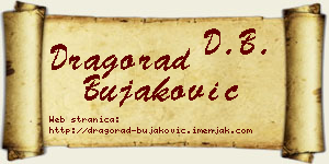 Dragorad Bujaković vizit kartica
